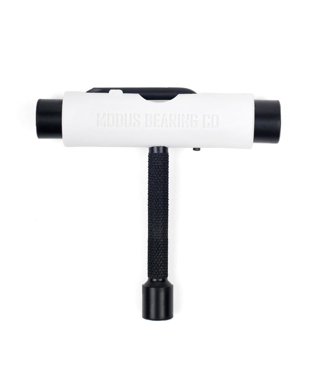 Modus Utility Tool in White – all-in-one skateboard tool for trucks, bearings, and bolts, available at Richmond Surf & Skate.
