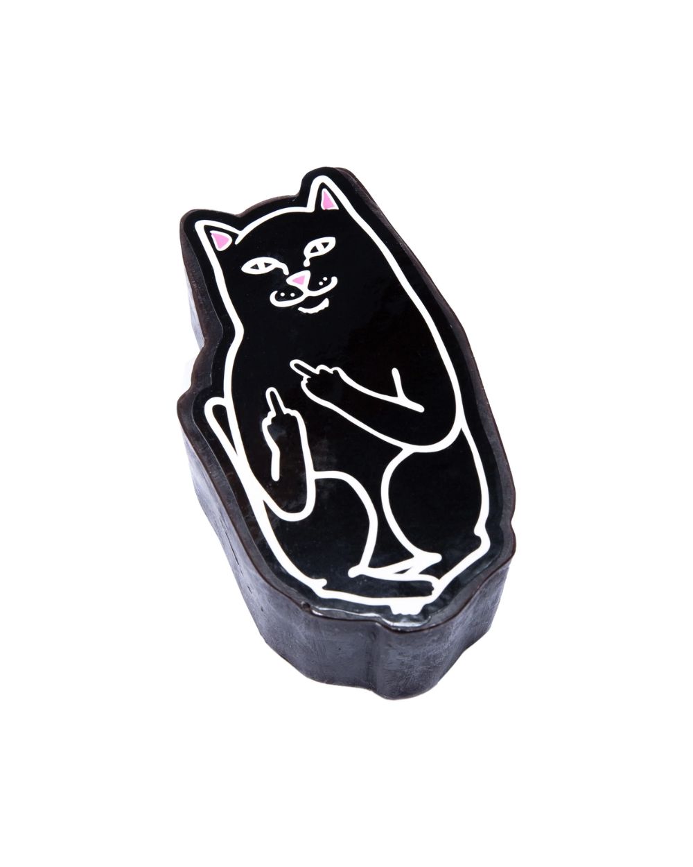 RIPNDIP Lord Jerm black skate wax displayed with skateboard accessories