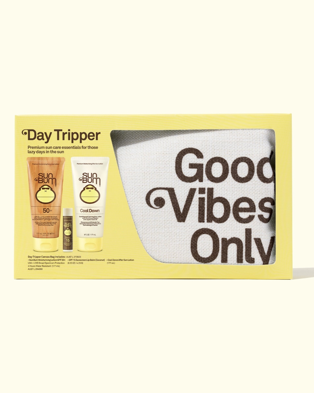 Sun Bum Day Tripper Pack travel-size sunscreen and after sun kit