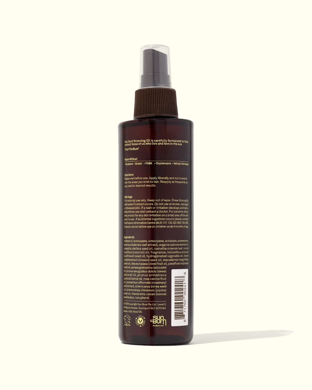 Sun Bum SPF 15 Sunscreen Browning Oil 250ml