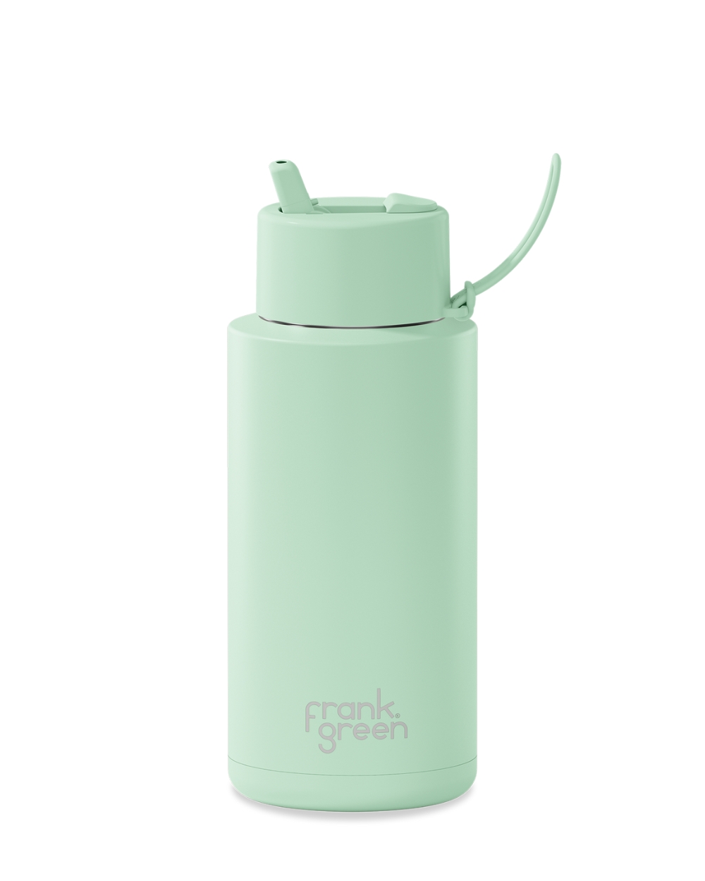 frank green Ceramic Reusable Bottle 34oz in Mint Gelato colour on display at Richmond Surf & Skate
