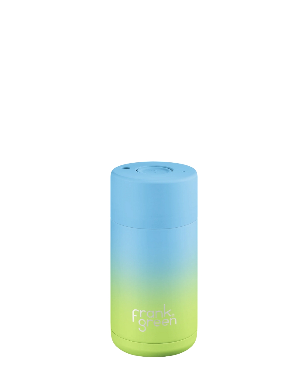 Frank Green | Gradient Ceramic Reusable Cup 355ml - Sky Blue / Pistachio Green