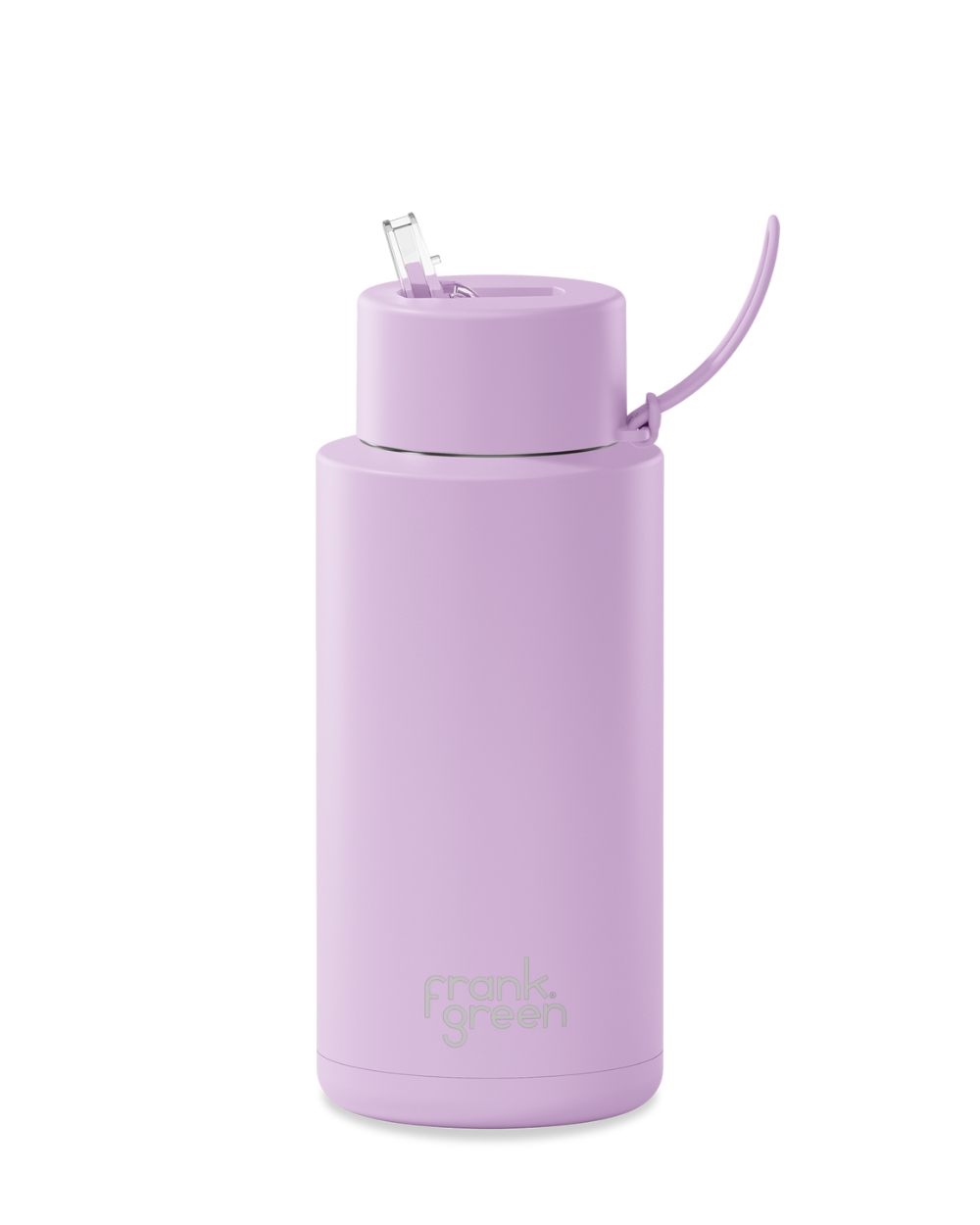 frank green Ceramic Reusable Bottle 34oz in Lilac Haze colour on display at Richmond Surf & Skate