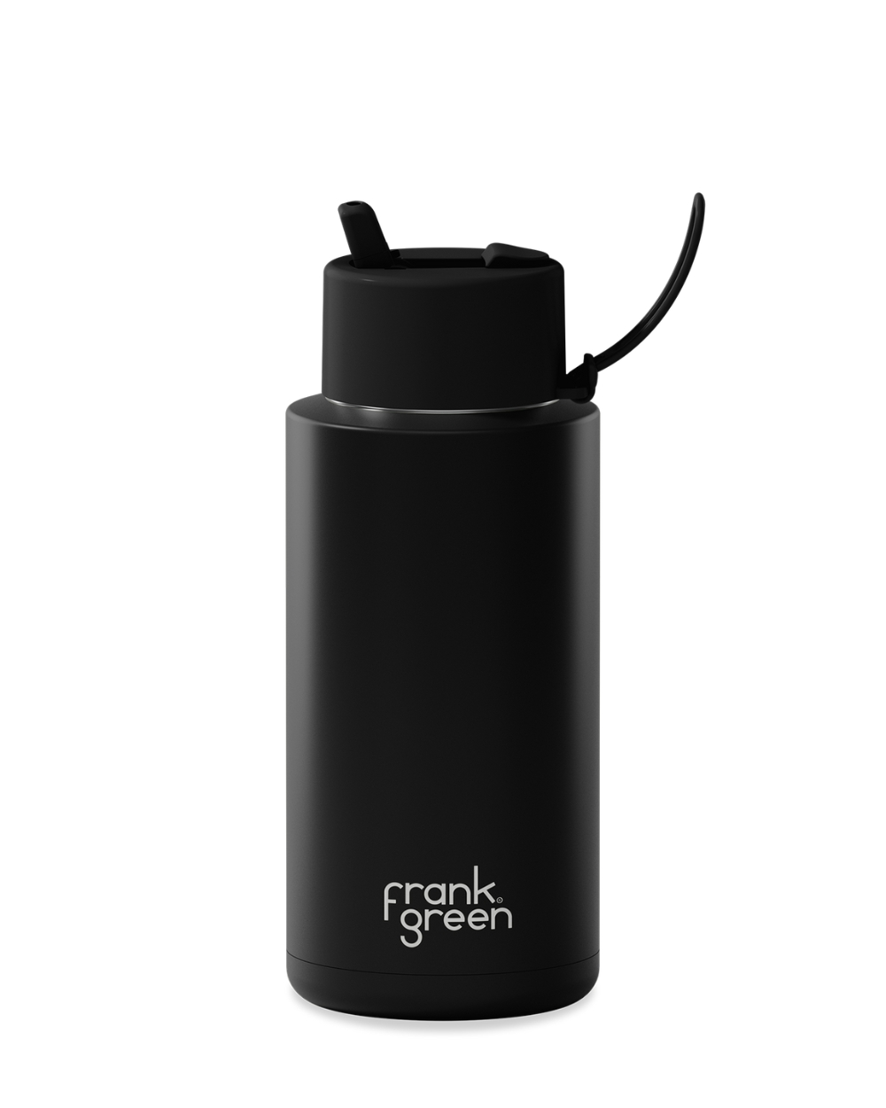 frank green Ceramic Reusable Bottle 34oz in MIdnight colour on display at Richmond Surf & Skate