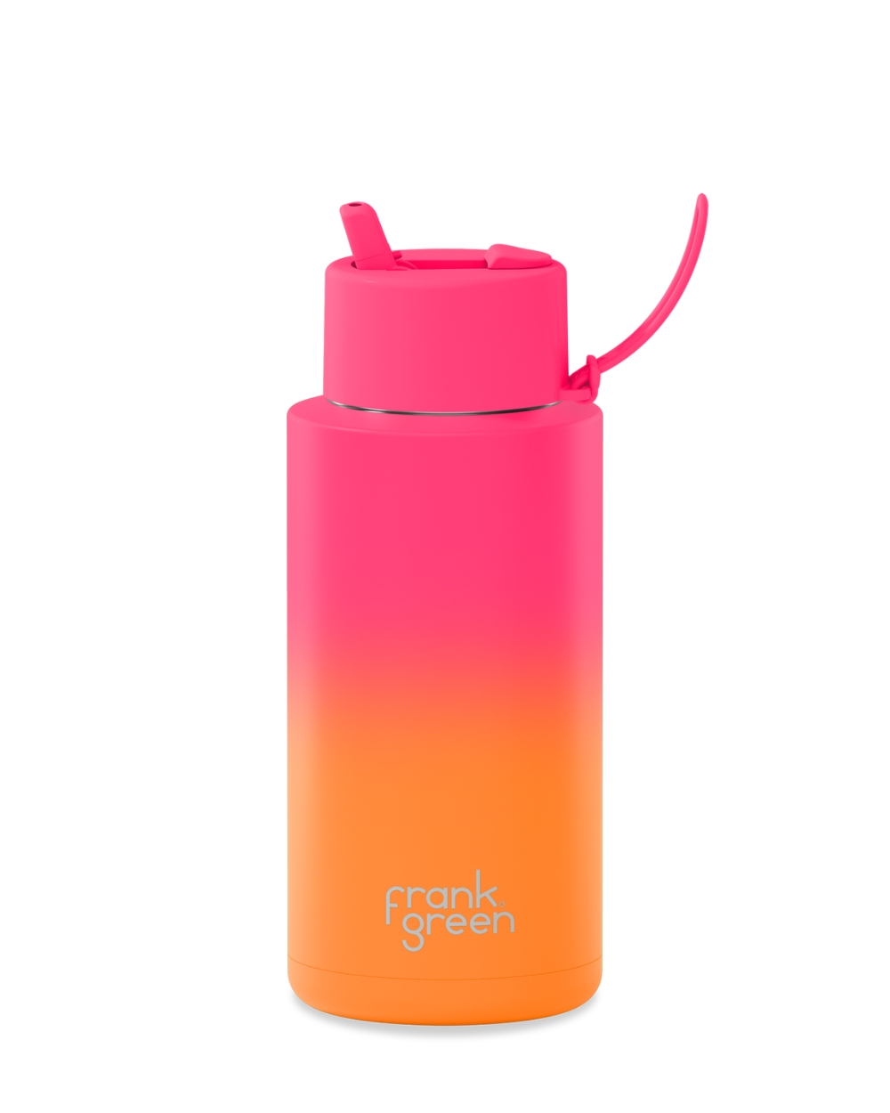 frank green Ceramic Reusable Bottle 34oz in Summer Sunset colour on display at Richmond Surf & Skate
