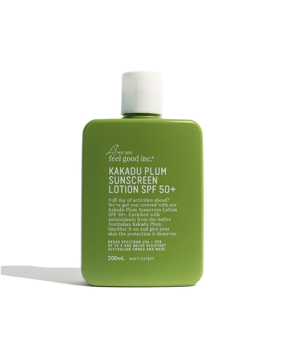 Kakadu Plum Sunscreen Lotion SPF 50+ by We Are Feel Good Inc. Natural Australian sun protection with Kakadu Plum extract, vitamin C and antioxidants, available at Richmond Surf and Skate