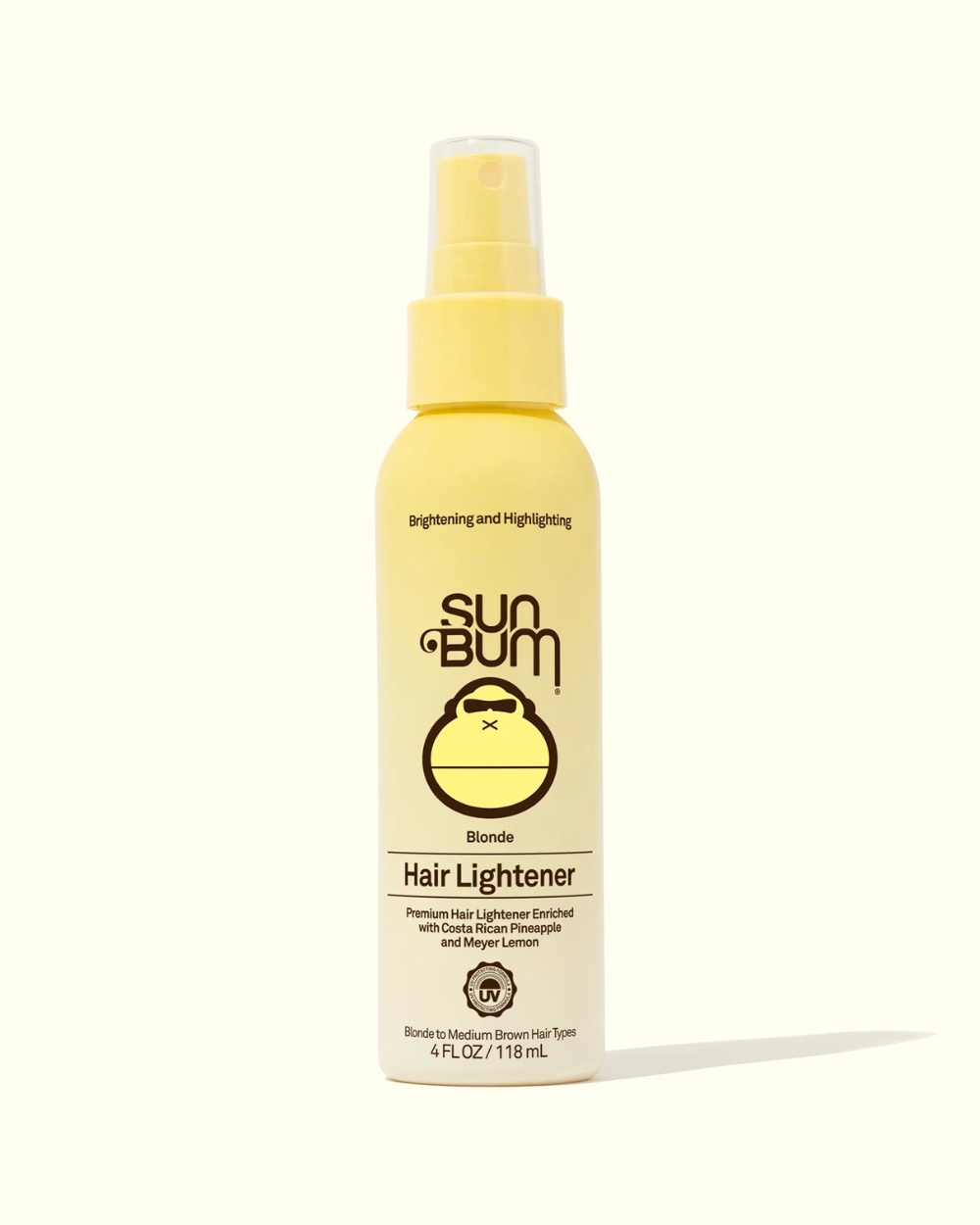 “Sun Bum Blonde Hair Lightener 118mL bottle front view”