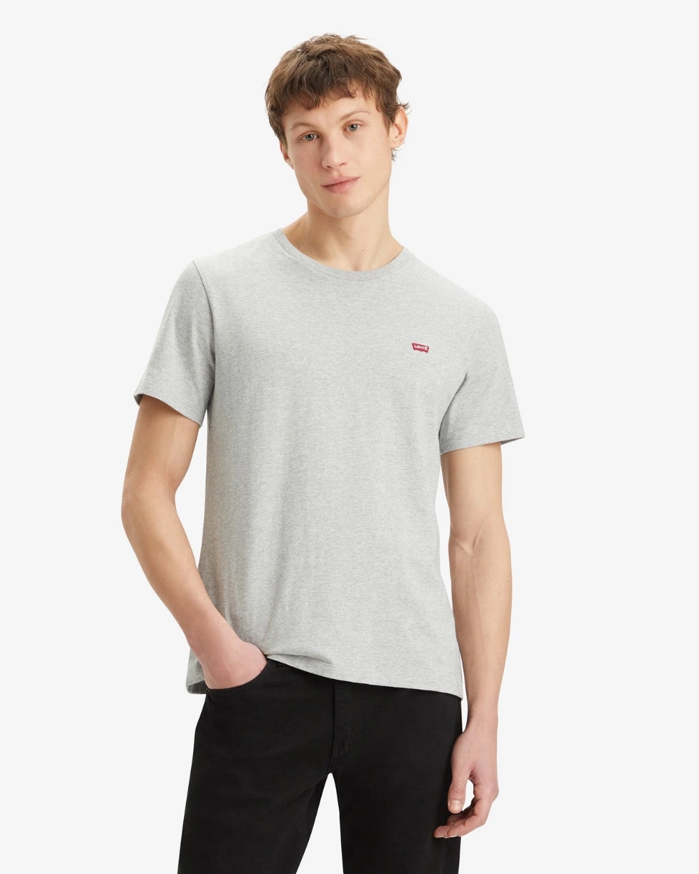 Levi's Men's Original Housemark T-Shirt Grey