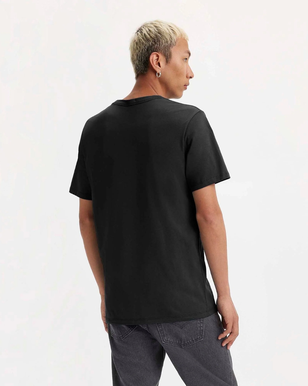 Levi's Men's Original Housemark T-Shirt Mineral Black